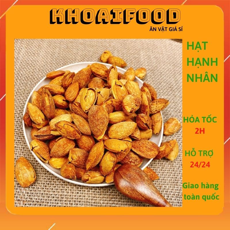 Hạt Hạnh nhân rang bơ ăn vặt dinh dưỡng hũ 300g