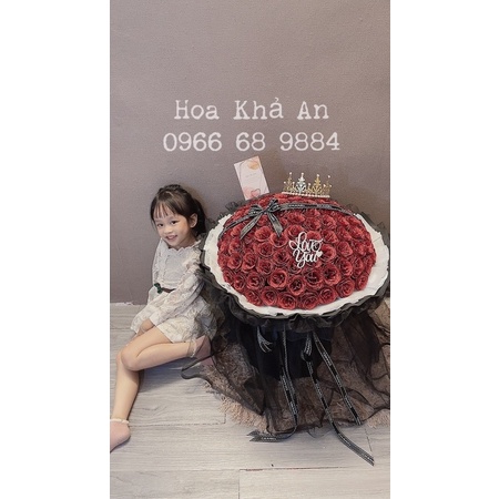 Bó hoa nhũ Vĩnh cửu 120bông siêu to (Nhận đặt số bông theo yêu cầu - Tối thiểu 35bông mẫu này)