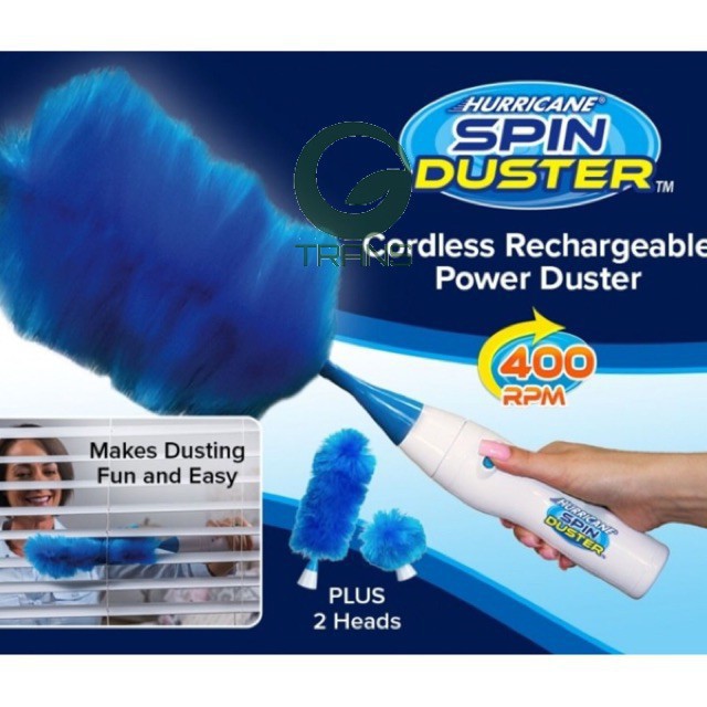 Chổi quét bụi Spin Duster với đầu chổi xoay: