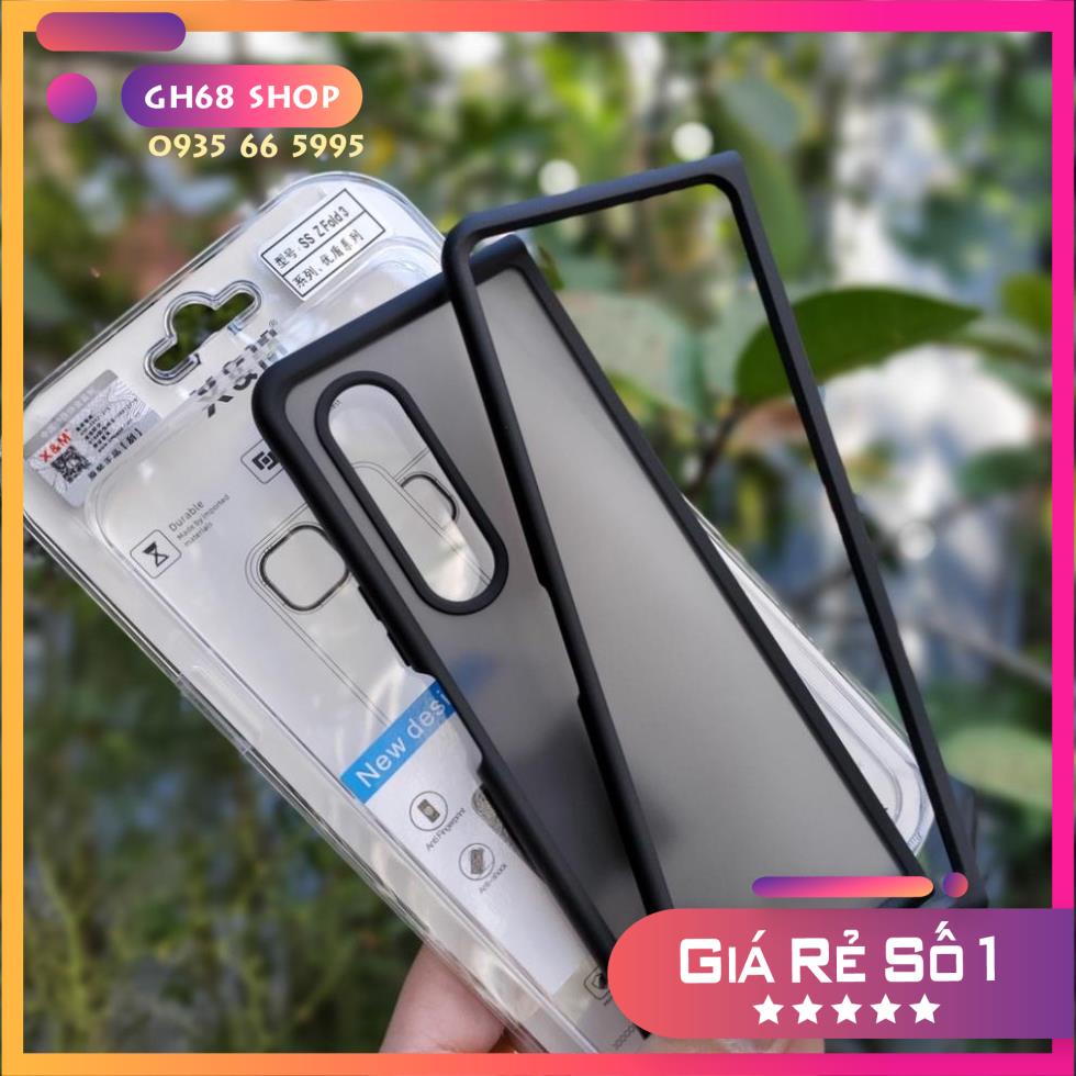 Ốp X&M nhám viền dẻo cho Samsung Z Fold 3 5G chống sốc siêu đẹp.
