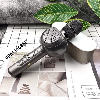 Mic bluetooth karaoke tích hợp loa bass