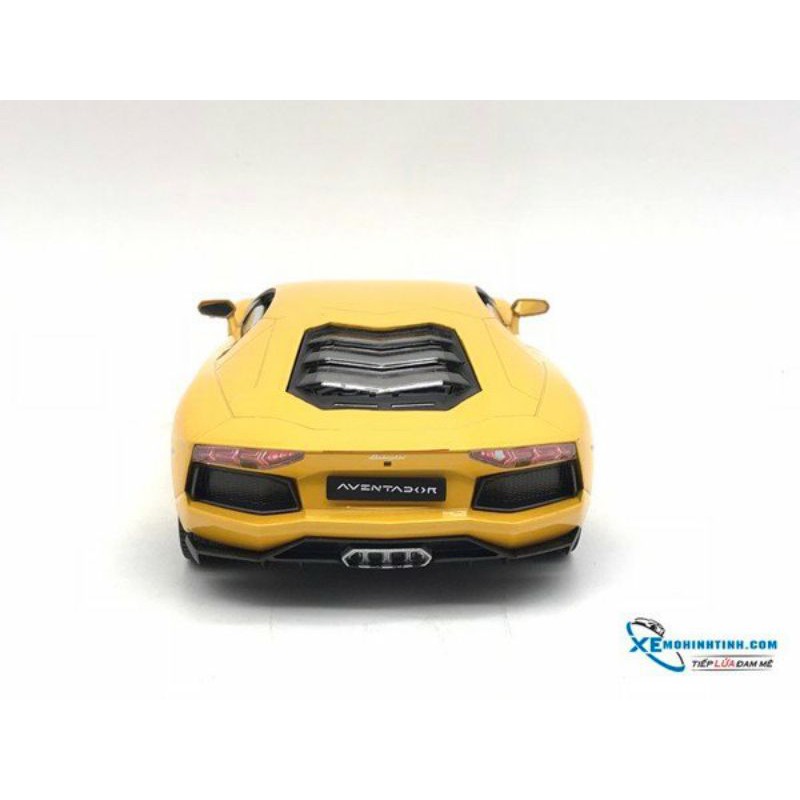 Xe Mô Hình Lamborghini Aventador Lp700-4 1:24 Welly ( Vàng )&lt;br&gt;