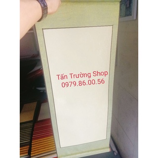 Giấy biểu lụa viết thư pháp kích thước 32*80