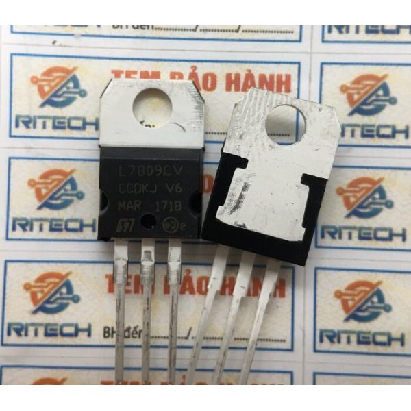 Combo 15 chiếc L7809CV,  LM7809,  TO-220 IC nguồn ổn áp 9V