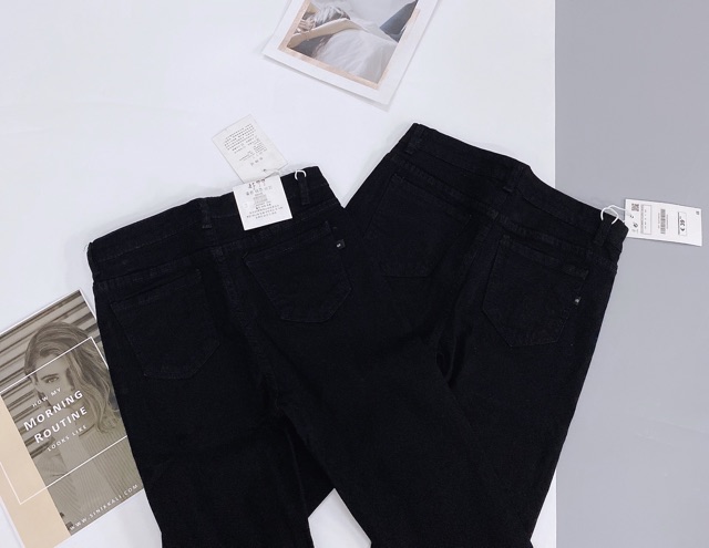 QUẦN BÒ ĐEN NỮ CẠP CAO RÁCH ĐÙI SIÊU CÁ TÍNH | BigBuy360 - bigbuy360.vn