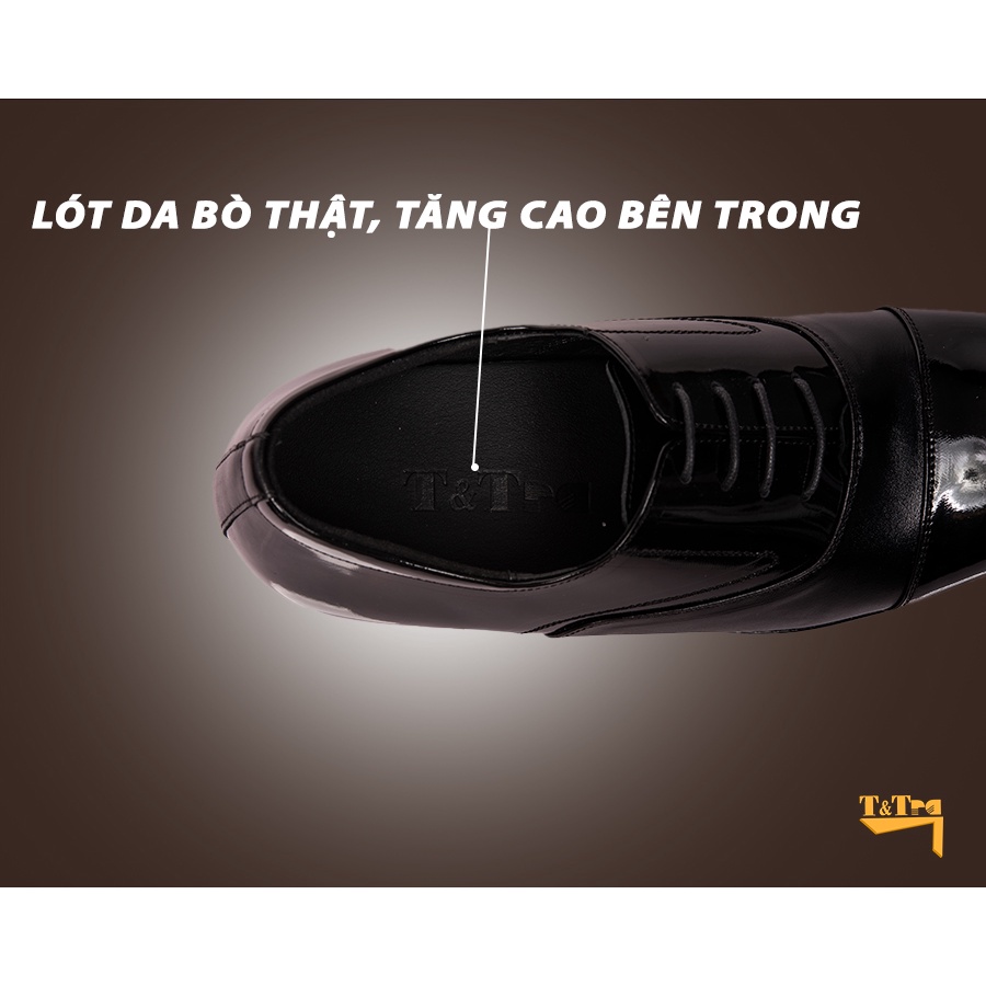 [ 6CM ] Giày Cao Nam T&amp;TRA S1004ĐB