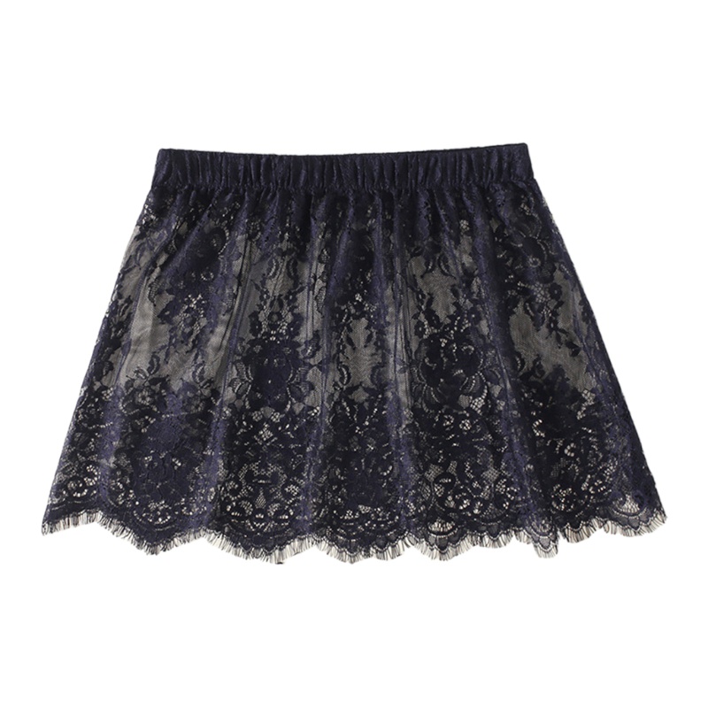 Oneri Áo Sweater Giả Viền Ren Hoa Có Thể Tháo Rời Trang Trí Áo Sơ Mi Giả Viền Giả Co Giãn He