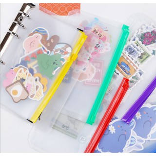 COMBO 2 TÚI ZIP DÂY KÉO MÀU CHO PLANNER