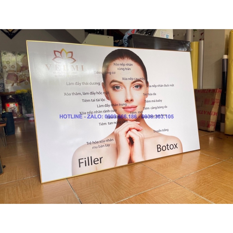 TRANH SPA TIÊM FILLER - BOTOX NHIỀU MẪU MÃ SANG TRỌNG HIỆN ĐẠI CHO SPA THẨM MỸ VIỆN