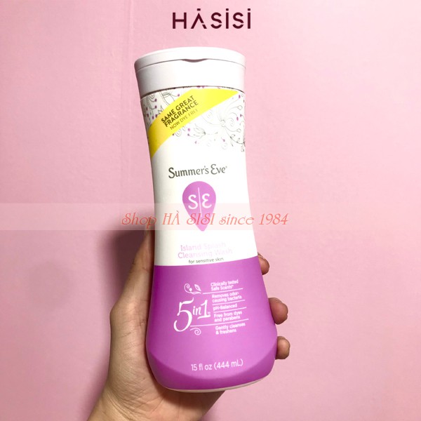 Dung Dịch Vệ Sinh Phụ Nữ - SUMMERS EVE  Cleansing Wash 5 in 1 (444ml)