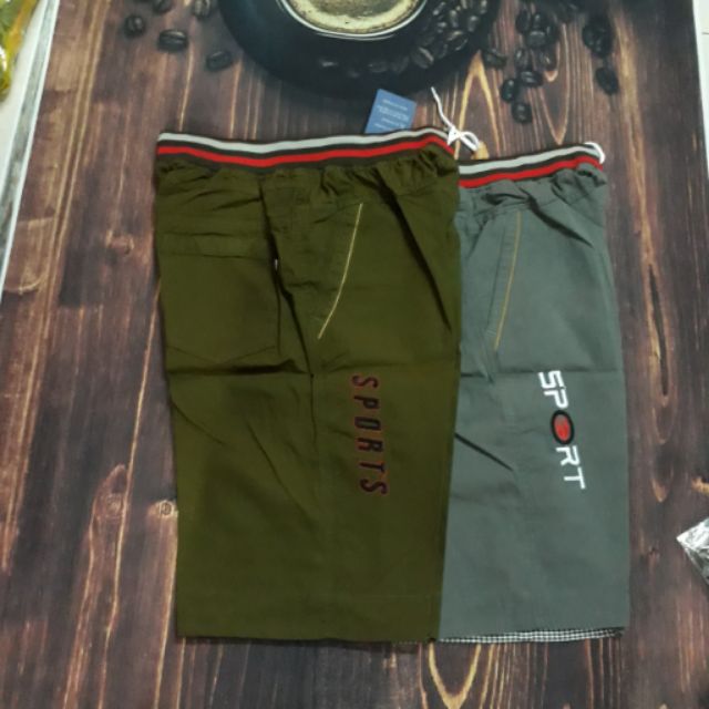 Quần sọt kaki lưng thun