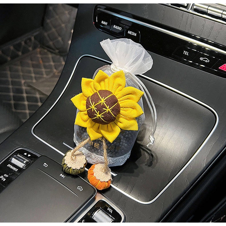 Bamboo Charcoal Bag for Automobile Formaldehyde Removal Odor Removal Activated Carbon Car Good Stuff Charcoal Bag Doll New Car Interior Decoration Supplies Female Auto department store supplies