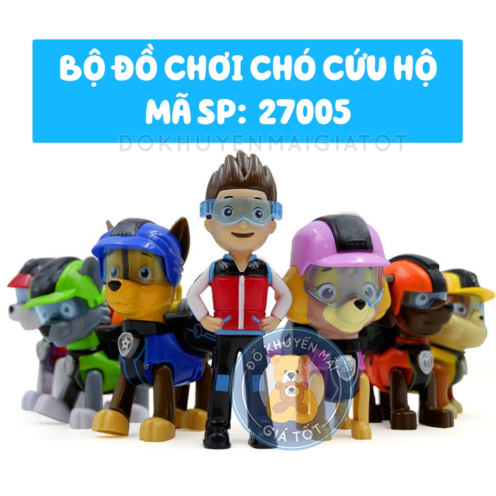 Đồ chơi mô hinh nhân vật hoạt hình biệt đội chó cứu hộ cho bé 27005 - Đồ khuyến mãi giá tốt