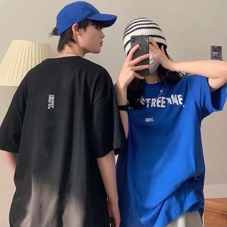 Áo thun phông nam nữ TEE STORE tay lỡ form rộng EST Unisex, 3 màu xanh trắng đen - TS12