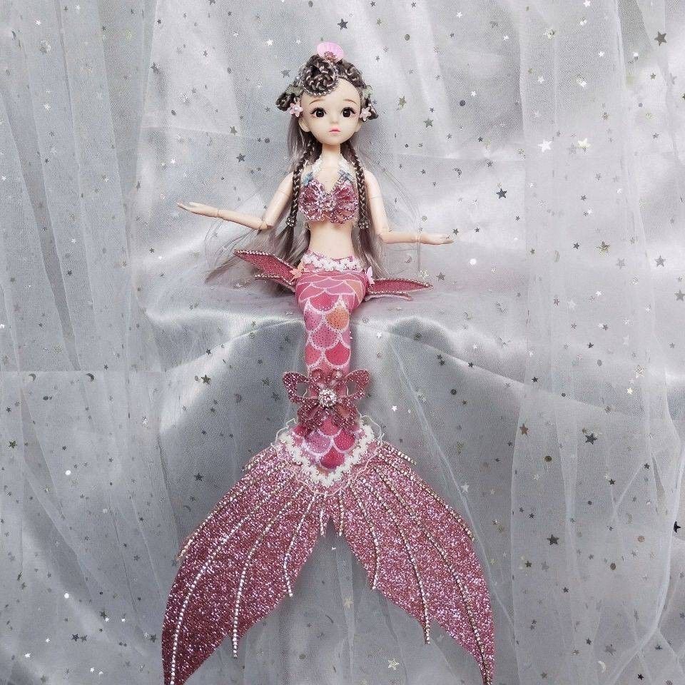 Búp Bê Barbie Nàng Tiên Cá Làm Quà Tặng Sinh Nhật Cho Bé Gái