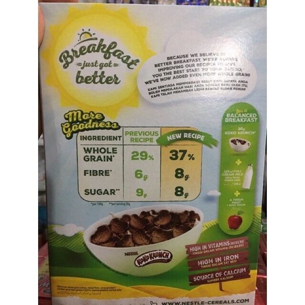NGŨ CỐC ĂN SÁNG KOKO KRUNCH NESTLE 150G/ HONEY STAR 150G