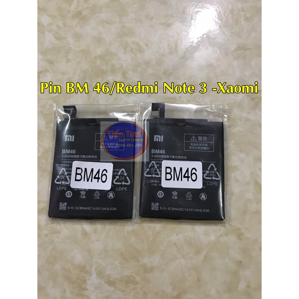 Pin BM 46 -Redmi Note 3 Xiaomi