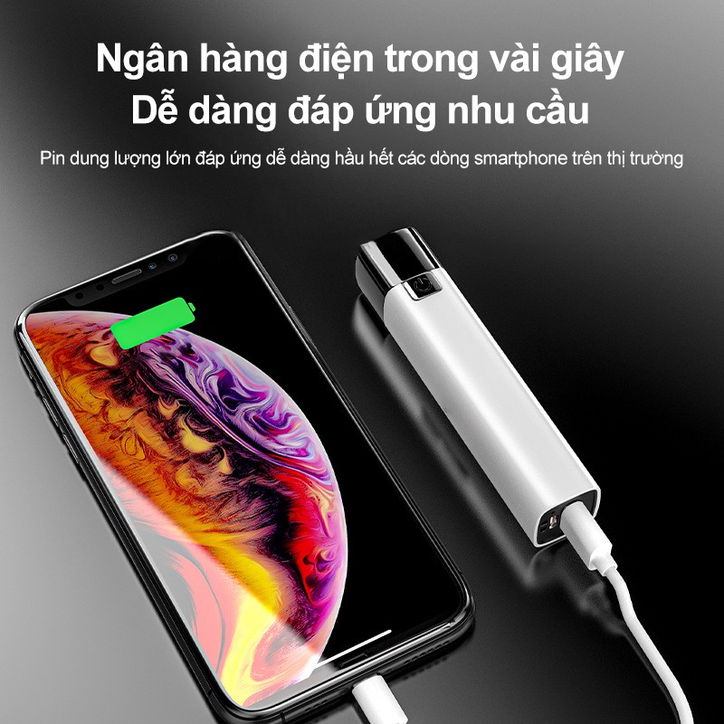 Đèn pin USB có thể sạc lại chiếu sáng hộ gia đình