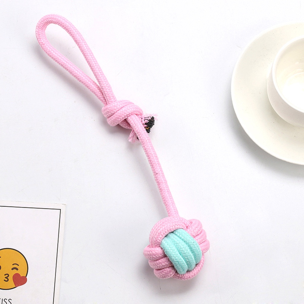 1 Bộ Đồ Chơi Cho Chó Nhai Bằng Dây Cotton Bện Chống Mài Mòn