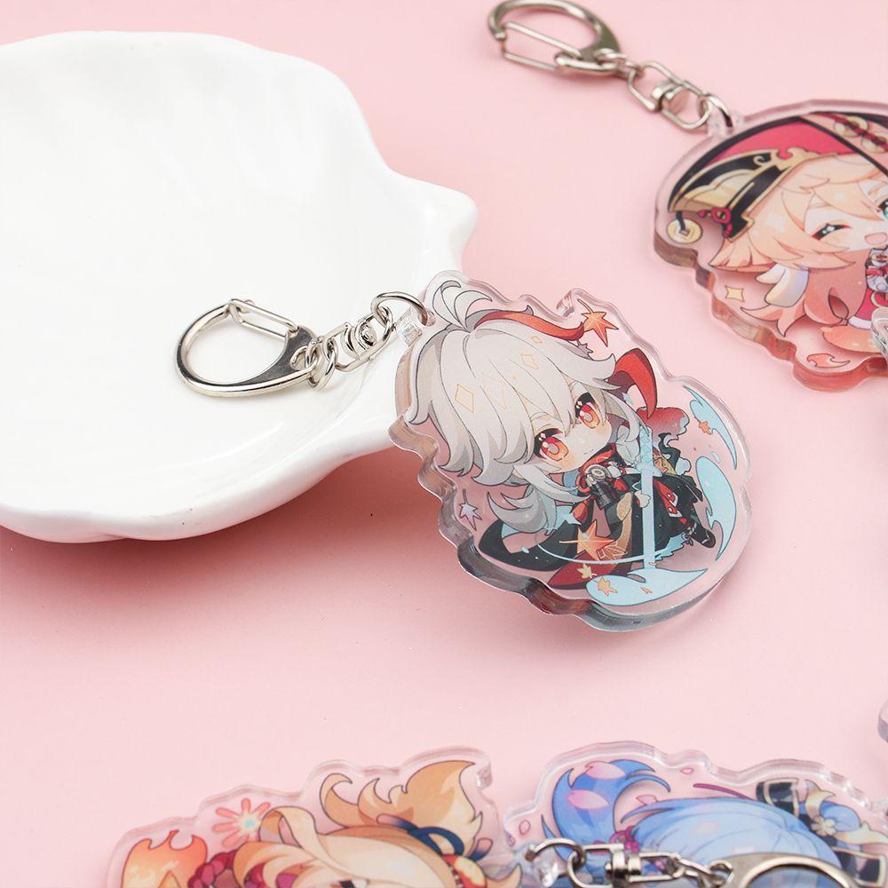 LEILY Giá Đỡ Chìa Khóa Xe Hơi Họa Tiết Hoạt Hình Anime Nhật Bản Vui Nhộn