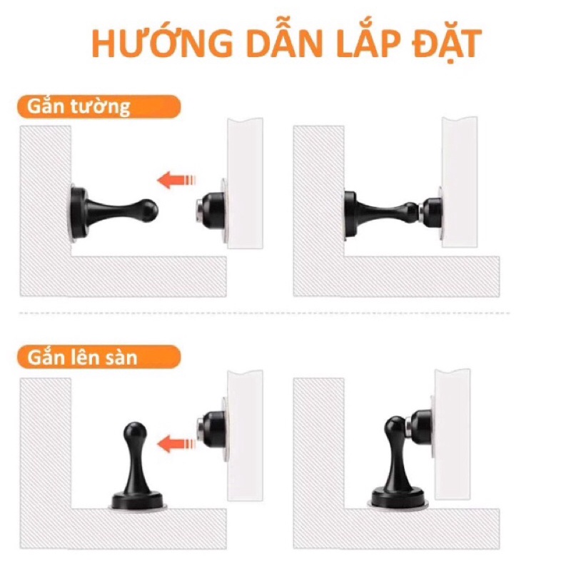 Hít cửa INOX nam châm cực mạnh ( HÍT CỬA )