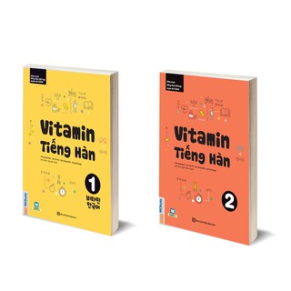 Sách - combo - vitamin tiếng hàn 1+2