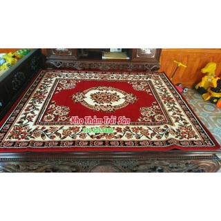 Thảm trải sập, trải nền len dệt cao cấp 1.6*2m