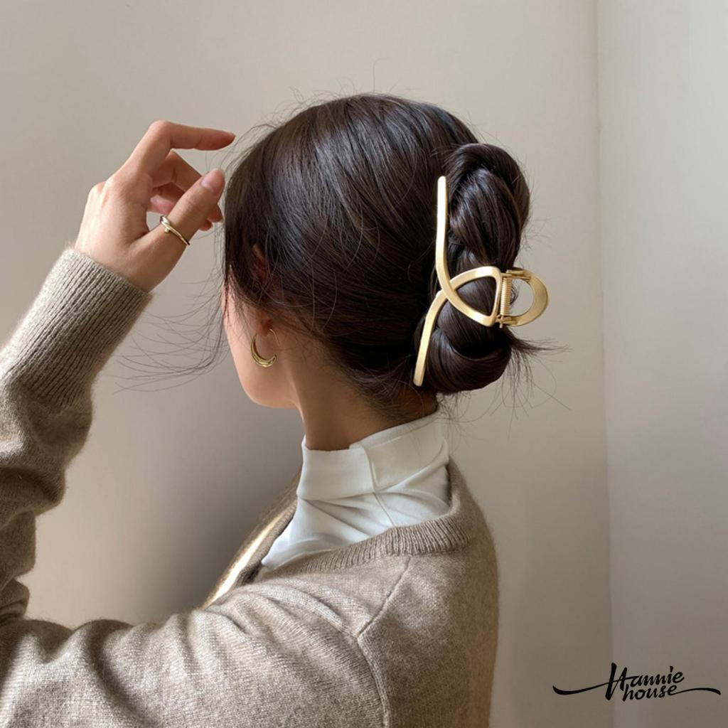 Kẹp tóc cá mập bằng kim loại thiết kế xinh xắn dành cho nữ