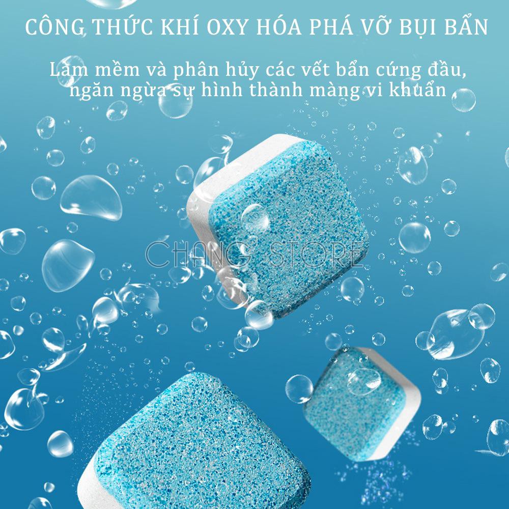 Hộp 12 Viên Tẩy Vệ Sinh Lồng Máy Giặt Diệt Khuẩn, Khử Mùi, Tẩy Chất Cặn Hiệu Quả