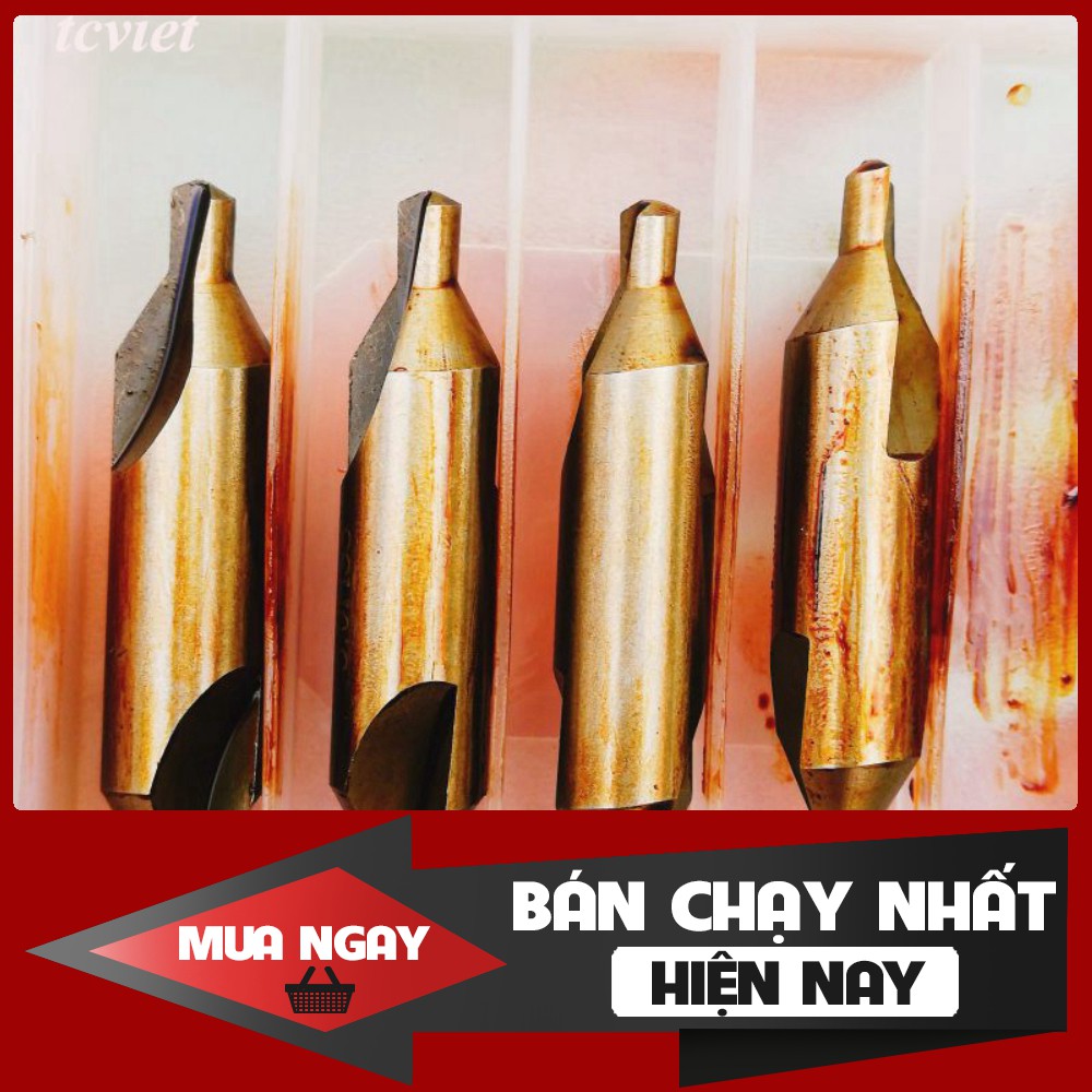 [ HÀNG CHÍNH HÃNG - GIÁ SẬP SÀN ] BỘ MŨI KHOAN ĐỊNH TÂM MÁY TIỆN