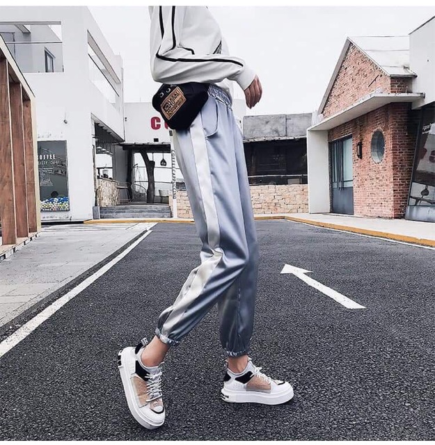 Quần jogger sọc viền cực hot