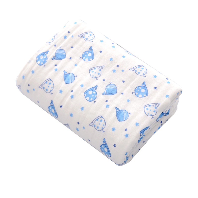 Chăn Quấn Em Bé 6 Lớp Chất Liệu Cotton Nguyên Chất