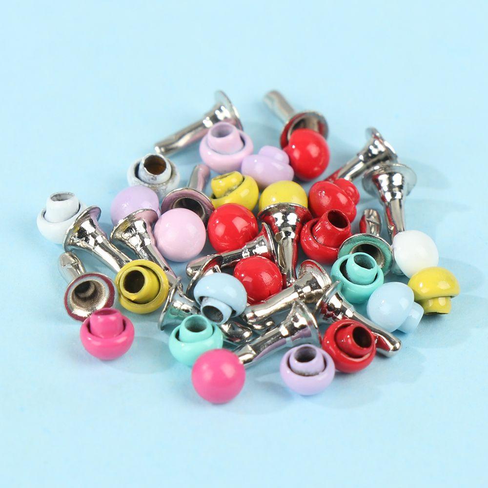 NIUYOU Set 20 Nút Thắt Lưng Hình Hồ Lô Mini Bằng Kim Loại