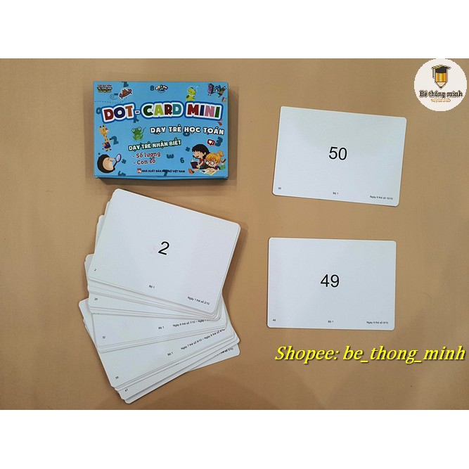 [SỈ GIÁ TỐT] Thẻ dotcard mini khổ a5 nhiều loại - Thẻ Glendoman - Thẻ dot shichida
