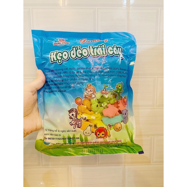 KẸO DẺO ĐƯỜNG TRÁI CÂY CON CÁ SẤU BỊCH TO 450G