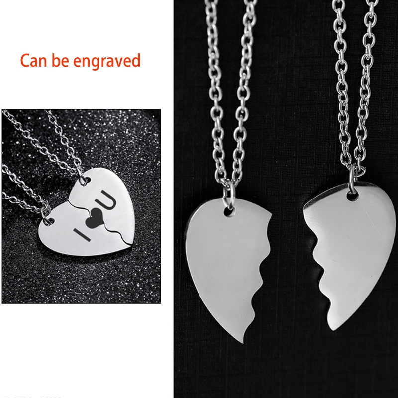 Vòng cổ Cặp Đôi Hình Trái Tim Phong Cách Gothic Punk