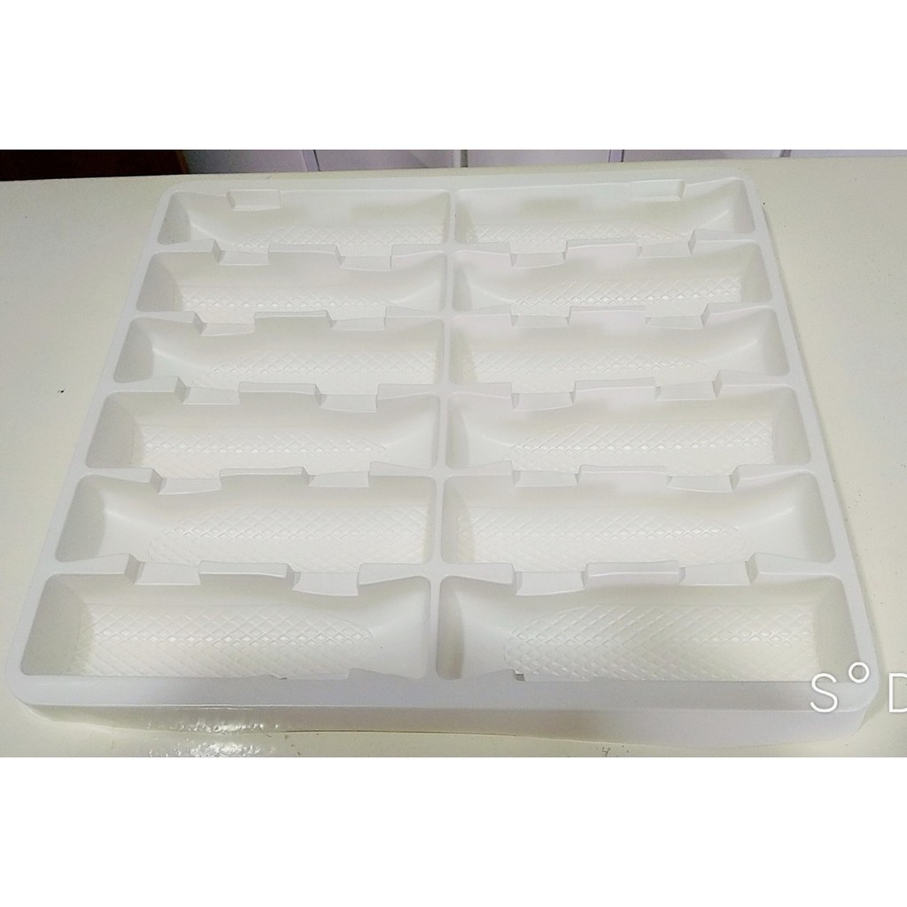 Combo 5 cái khay nhựa tempura đựng tôm chiên cỡ lớn