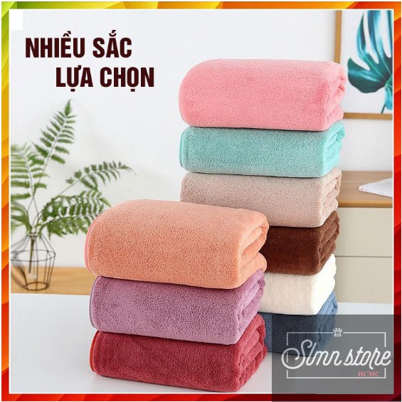 Khăn tắm lông cừu cao cấp hàn quốc 70x140 cm chất bông siêu mềm mịn thấm nước cực nhanh,hàng chuẩn loại 1.slmn_khantamHQ