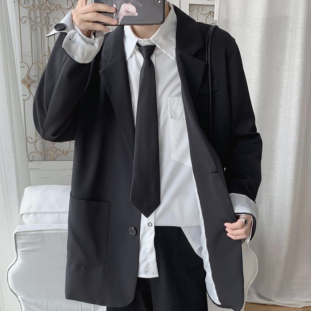 Áo khoác vest phong cách Hàn Quốc thiết kế sang trọng cho nam và nữ fashion bigsize blazer áo unisex coat
