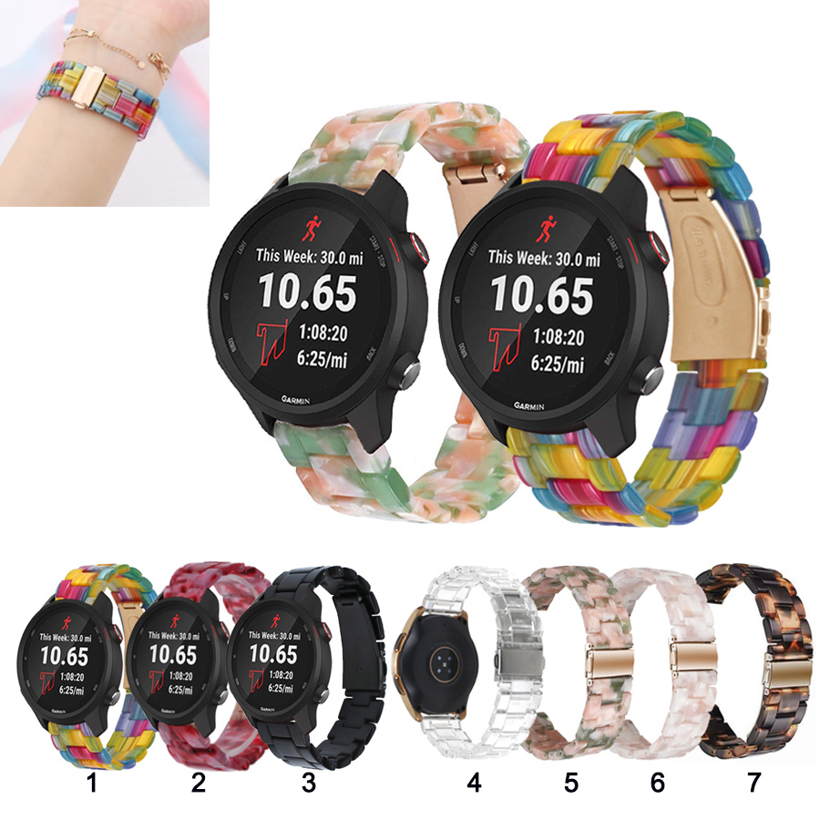 Dây Đeo Trong Suốt Cho Đồng Hồ Thông Minh Garmin Forerunner 645 645M 245 245M / Venu Sq / Vivoactive 3