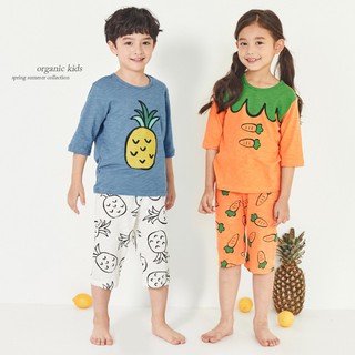 dts1902 Bộ đồ lửng trẻ em Unifriend Hàn quốc cho bé trai, bé gái