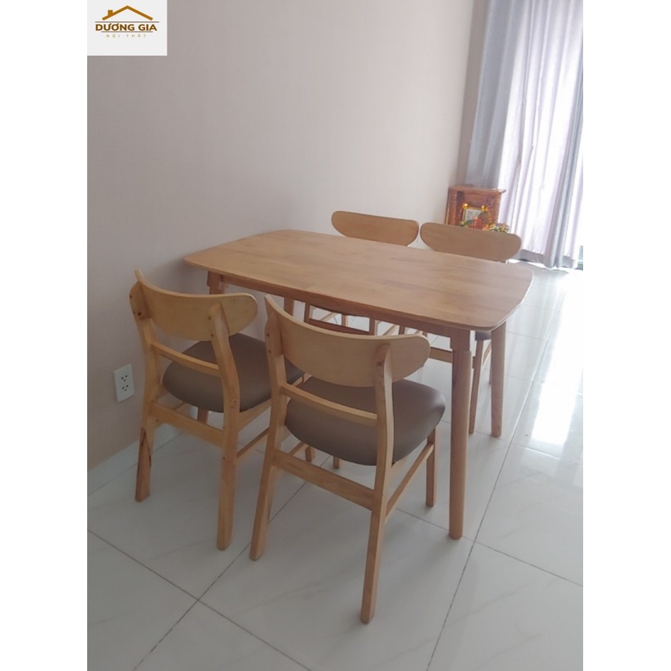 Bộ bàn ăn gỗ bền đẹp, miễn phí giao hàng HCM