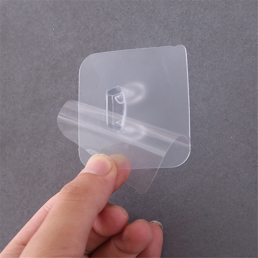 POWER Bộ 5 Móc Nhựa Treo Phích Cắm Điện Trong Suốt