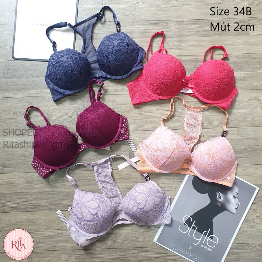 Áo lót Victoria's secret size 34B mút 2cm 2 3