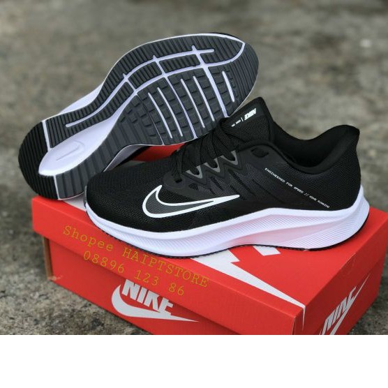Giày Running Nike Quest 3 Black/White (20) Nam/Nữ [Chính Hãng - FullBox] - HAIPTSTORE