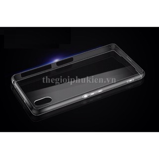 Ốp silicon trong suốt sony Xperia z2