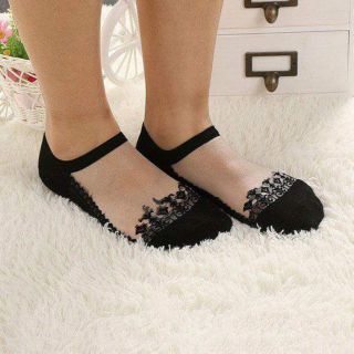 Combo 30 đôi tất ren cổ ngắn giống hình