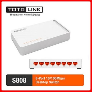 Mua Bộ Chia Mạng 8 Cổng TOTOLINK S808 - Switch Chia Mạng 8 Port- BH 24 Tháng