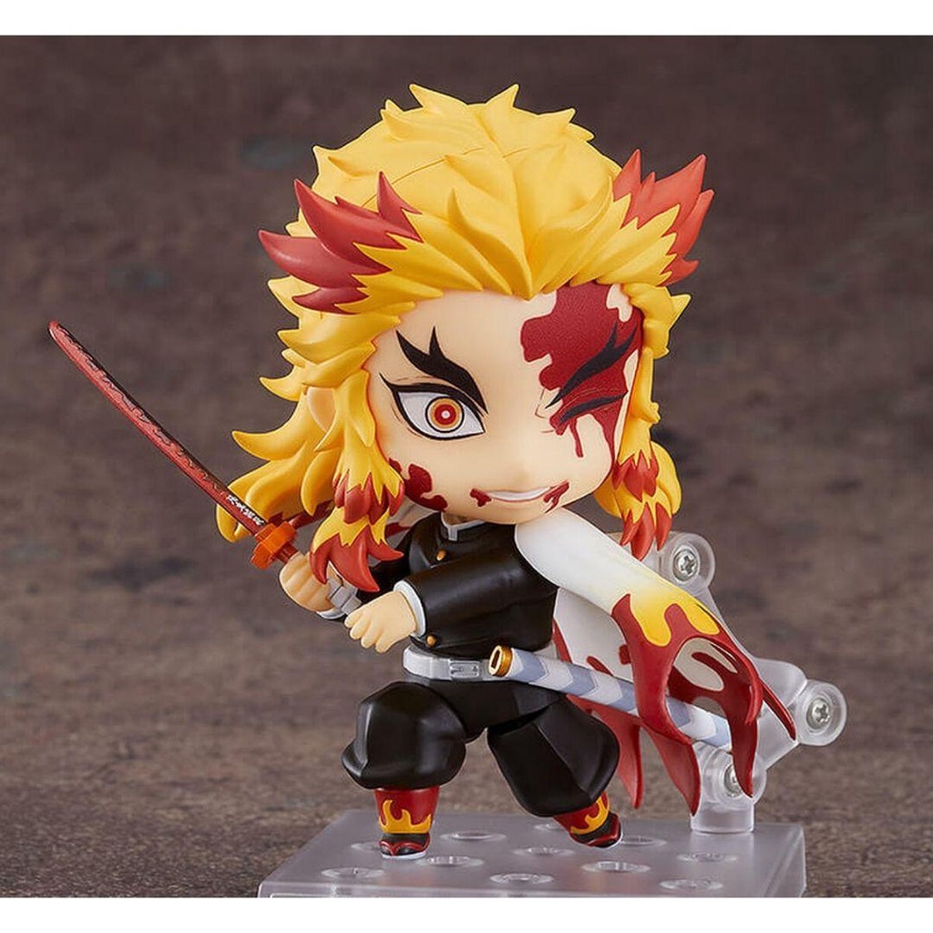 Mô hình Kimetsu no Yaiba Kyojuro Rengoku 10cm 1541 Nendoroid Good Smile Mô hình có khớp Chính hãng Nhật KYND04