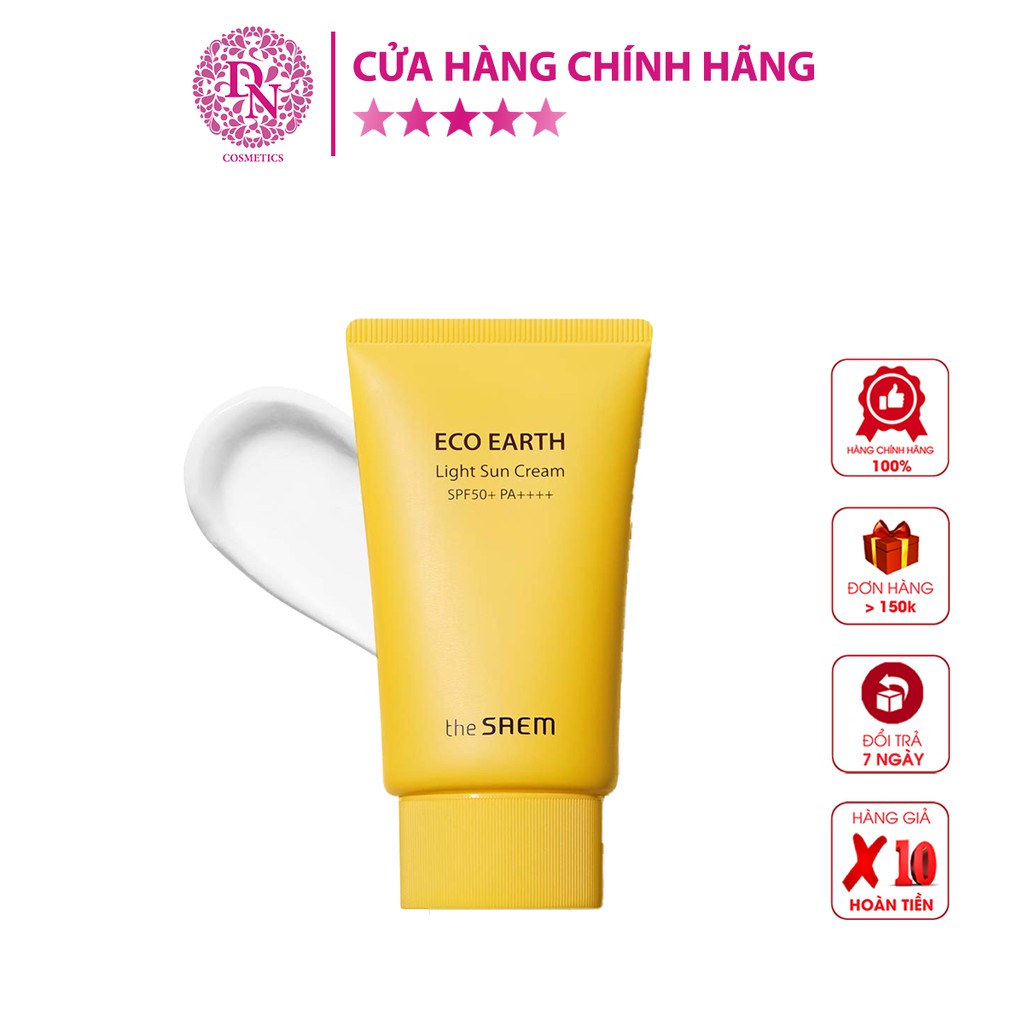 KEM CHỐNG NẮNG THE SAEM ECO EARTH POWER SUN CREAM SPF50+PA+++